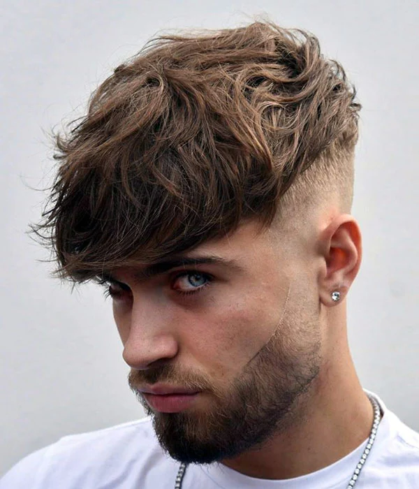 French Crop Haircut | Hairbond 3 Layered Fringed Crop with Short Sides