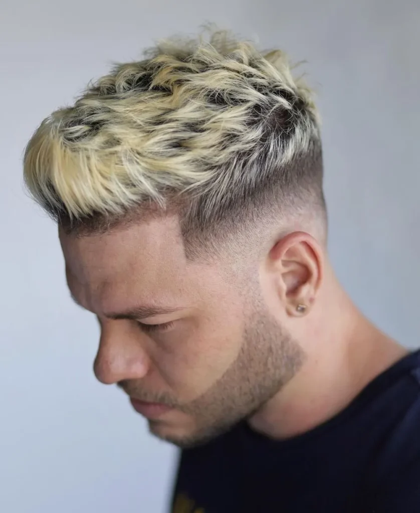 18 Modern Punk Hairstyles: Edgy Looks with a Contemporary Twist 12 1 mens highlights for blonde hair 1