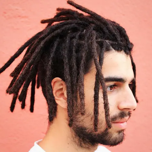 20 Stylish Medium Length Haircuts for Men: Refined Looks for the Modern Gentleman 17 1 mens undercut with dreadlocks