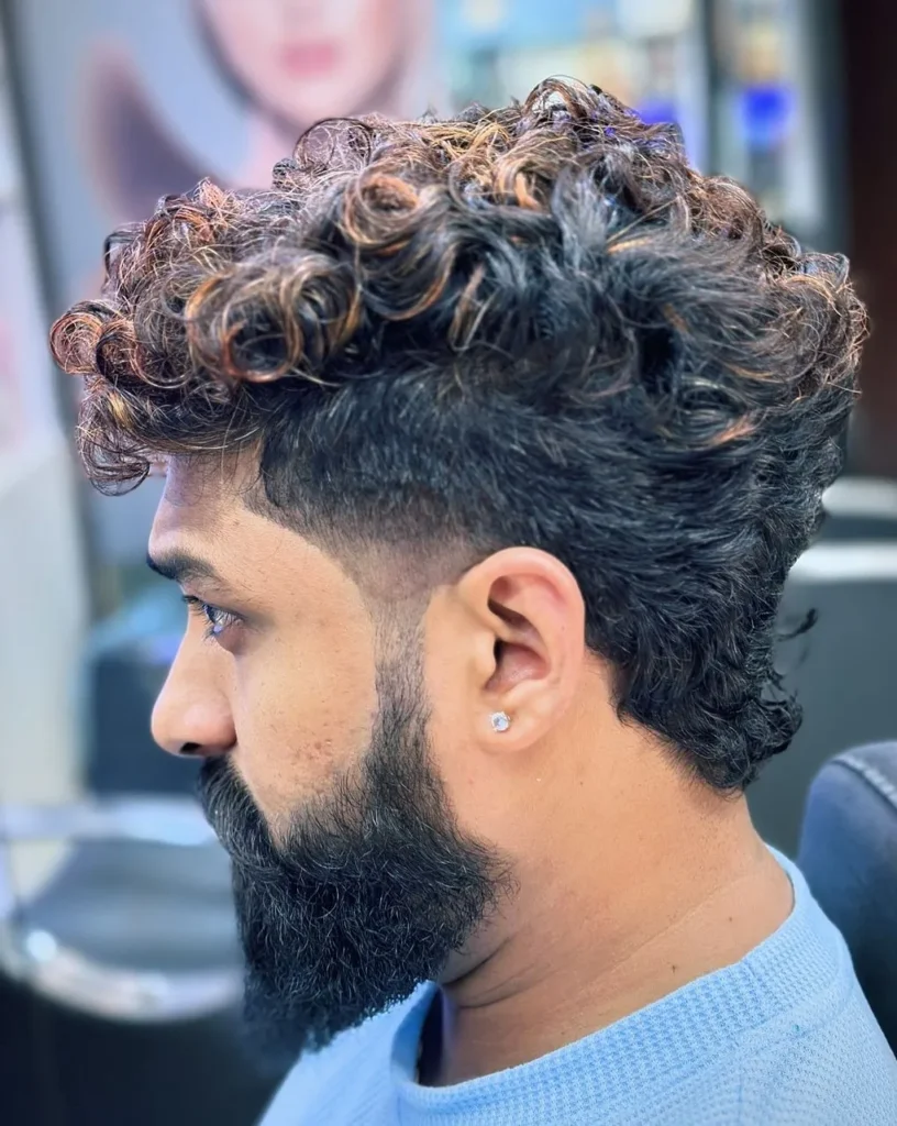 15 Bold Highlight Ideas for Men: Stand Out with Statement Hair Colour 12 10 curly hair highlights men