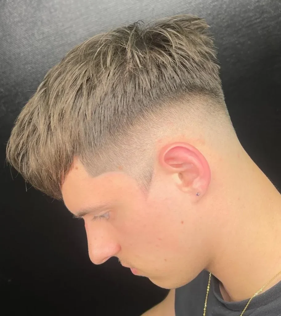 15 Curtain Bangs Styles for Men: Classic Meets Contemporary 11 13 flat top hairstyle with angular bangs