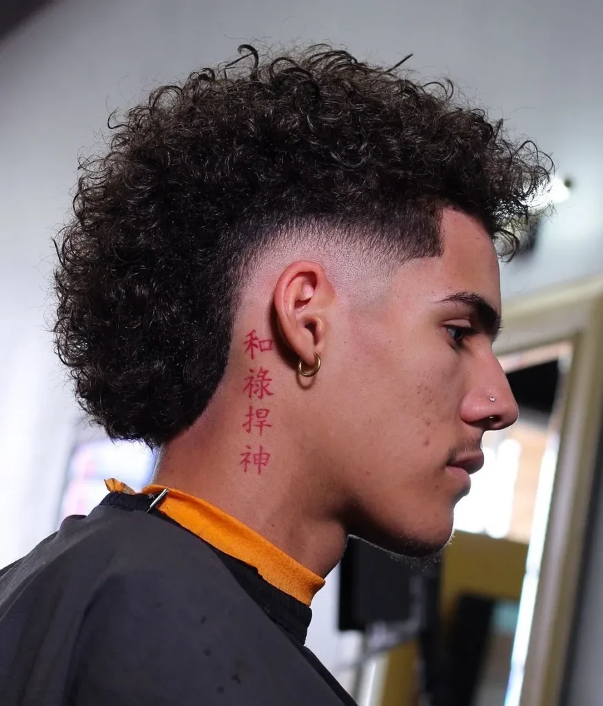 10 Athletic Red Hairstyles: High-Performance Looks with Fiery Style 9 3 permed faded faux hawk mullet