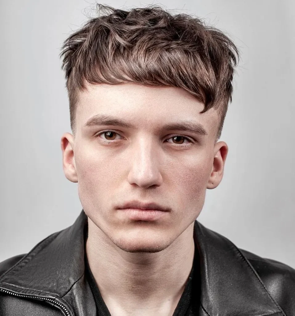 13 Bold Punk Inspired Hairstyles: Rebellious Styles with a Modern Edge 11 9 caesar cut with textured layers and fringe