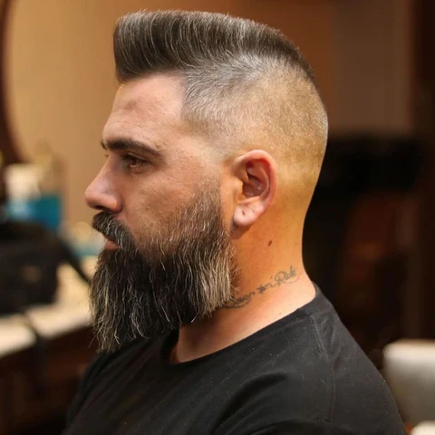 18 Low Maintenance Haircuts for Men Over 50: Timeless Style Meets Effortless Grooming 17 A Flat Top Hairstyle