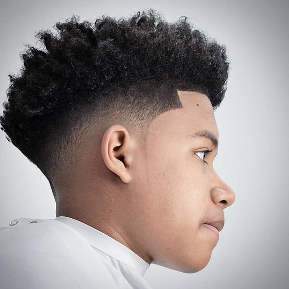 13 Afro Fade Variations: A Stylish Evolution of Black Men’s Hair 6 Afro Taper Fade Haircut for Teenagers.width 800