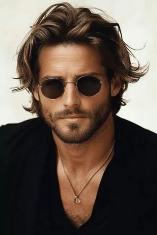 20 Stylish Medium Length Haircuts for Men: Refined Looks for the Modern Gentleman 8 Bro Flow for Men