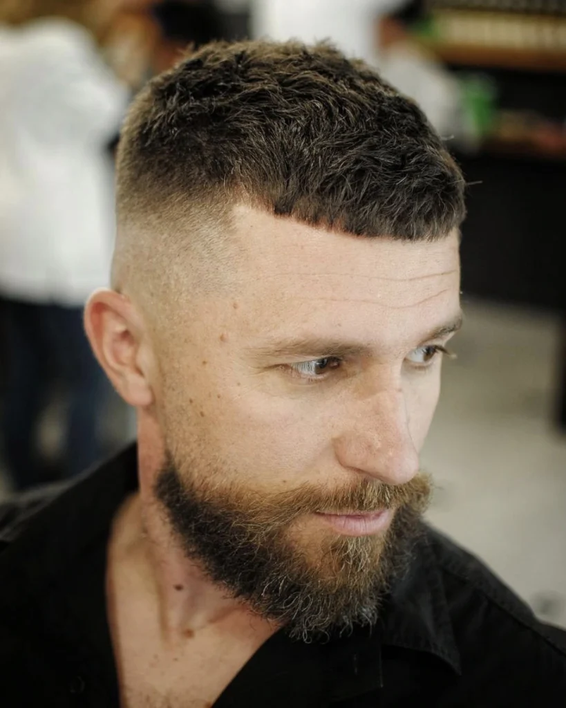 18 Low Maintenance Haircuts for Men Over 50: Timeless Style Meets Effortless Grooming 4 Caesar Cut tonsor ro