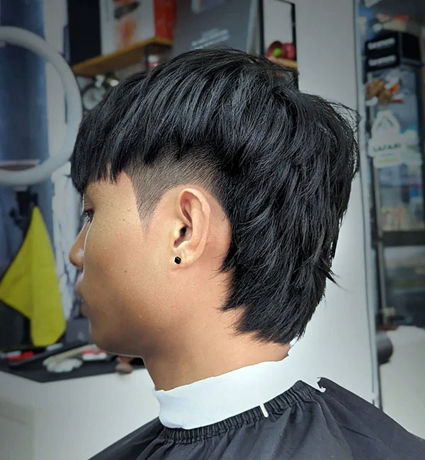 16 Taper Fade Mullet Styles: Retro Reimagined for the Modern Man 10 Choppy Mullet Taper Fade