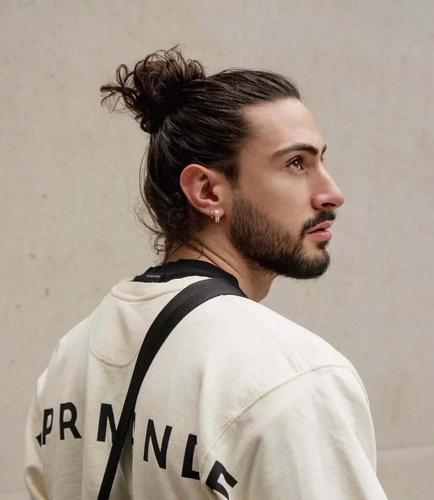 14 Trendy Long Haircuts for Men: Elevate Your Look with Style and Substance 14 Classic Man Bun Hairstyle