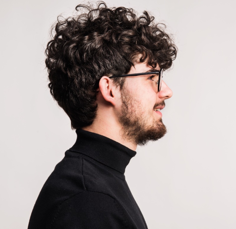 14 Fresh Haircut Ideas for Men with Curly Hair: Elevate Your Look with Texture and Style 4 Curly Hair Short Men Glasses Profile