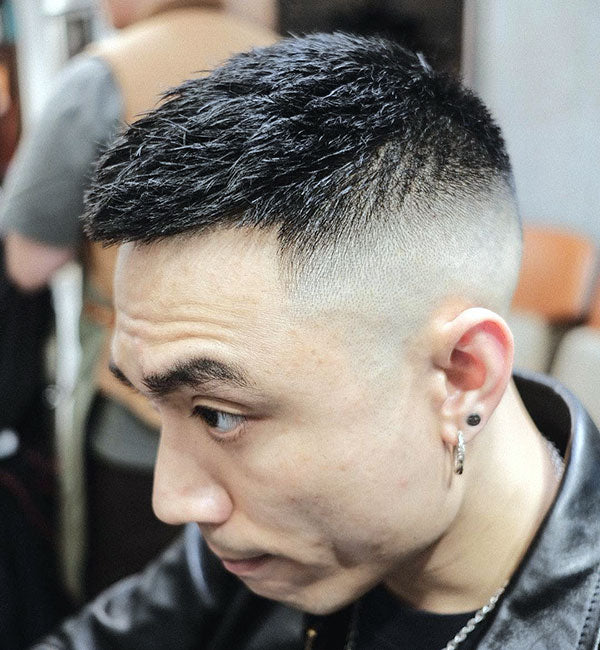 20 Stylish Hispanic Hairstyles for Men: A Complete Grooming Guide 16 Edgy Crew Cut with Short Fade