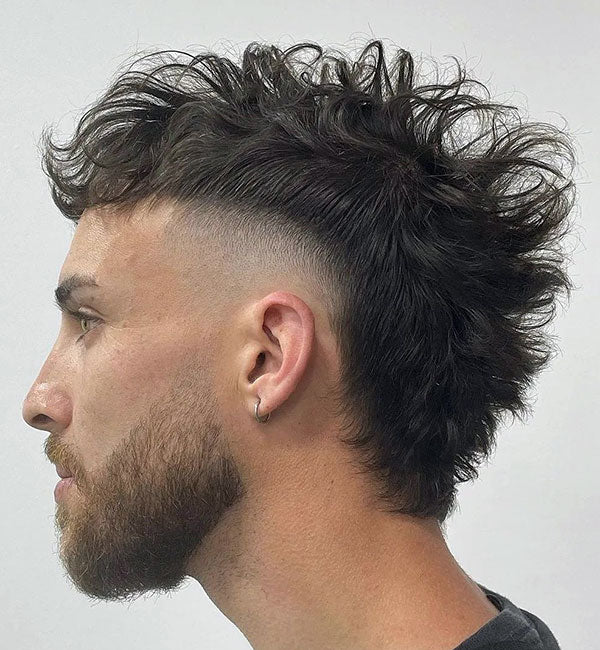 16 Taper Fade Mullet Styles: Retro Reimagined for the Modern Man 17 Edgy Mullet with Beard