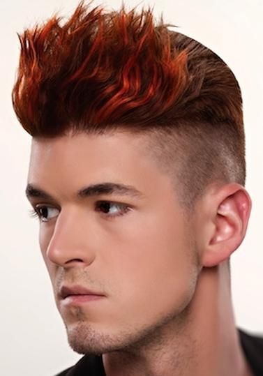 16 Red Hairstyles for Men: Striking Styles to Stand Out with Confidence 4 Fire Red Spiky Top
