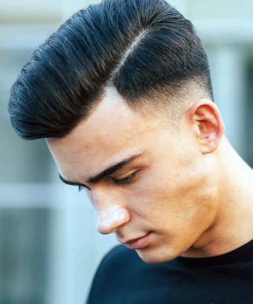 15 Ways To Rock The Broccoli Haircut: A Fresh Look for the Bold and Trendy 5 Hard Part with Low Taper