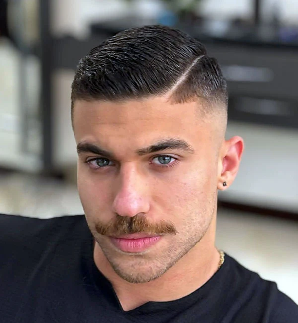 21 Stylish Twist Hairstyles for Black Men: A Definitive Grooming Guide 18 Hard Part Crew Cut