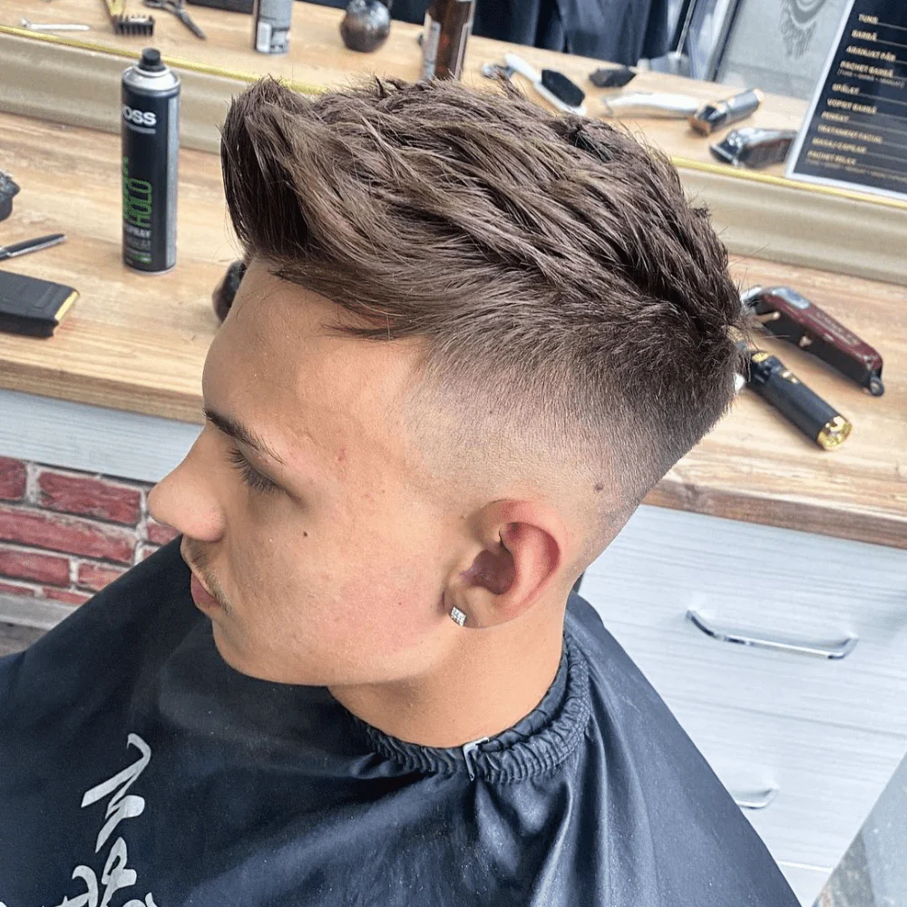 20 Stylish Hispanic Hairstyles for Men: A Complete Grooming Guide 12 High Fade with Quiff Haircut 1