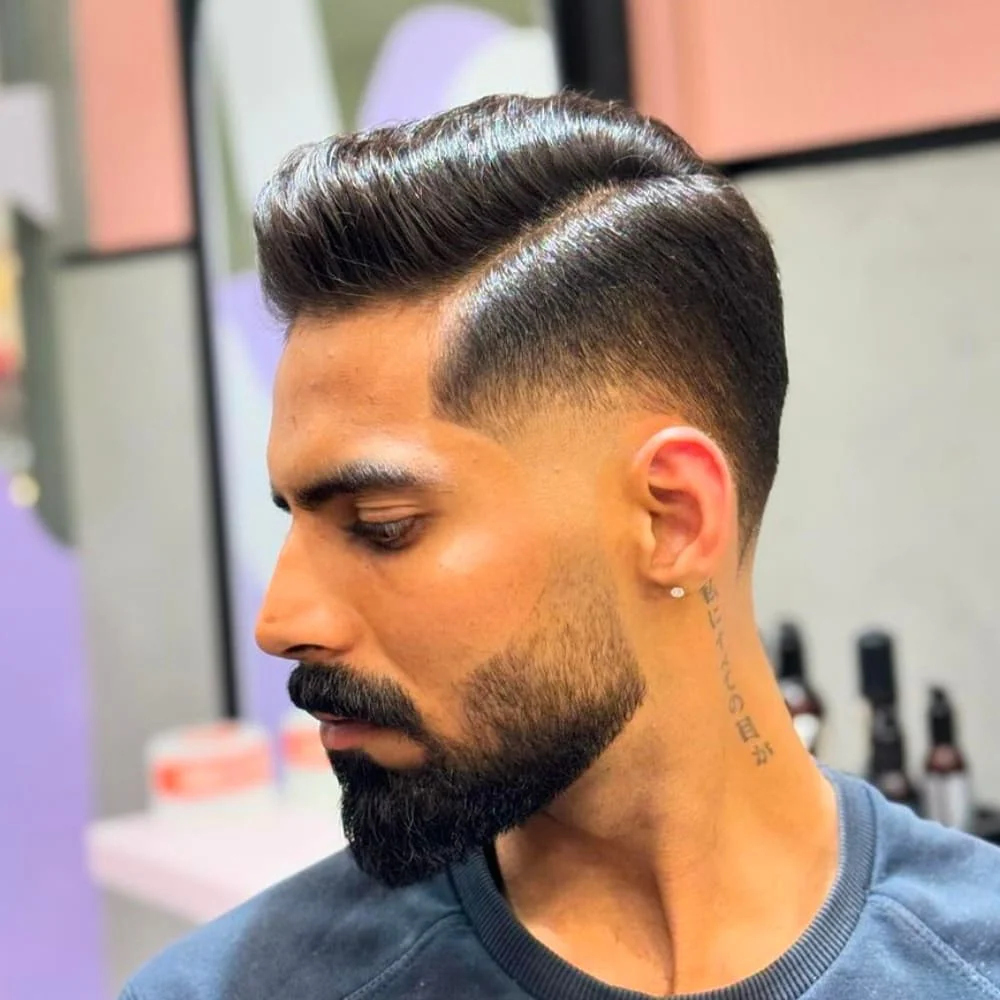 17 Soccer Hairstyles: Iconic Cuts That Score On and Off the Pitch 8 High Taper Side Part 1