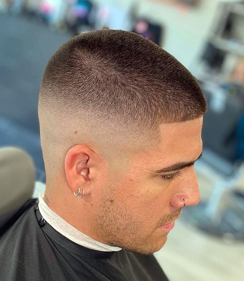 10 Eye-Catching Buzz Cuts: Bold and Timeless Styles for the Modern Man 3 Modern Buzz Cut Fade