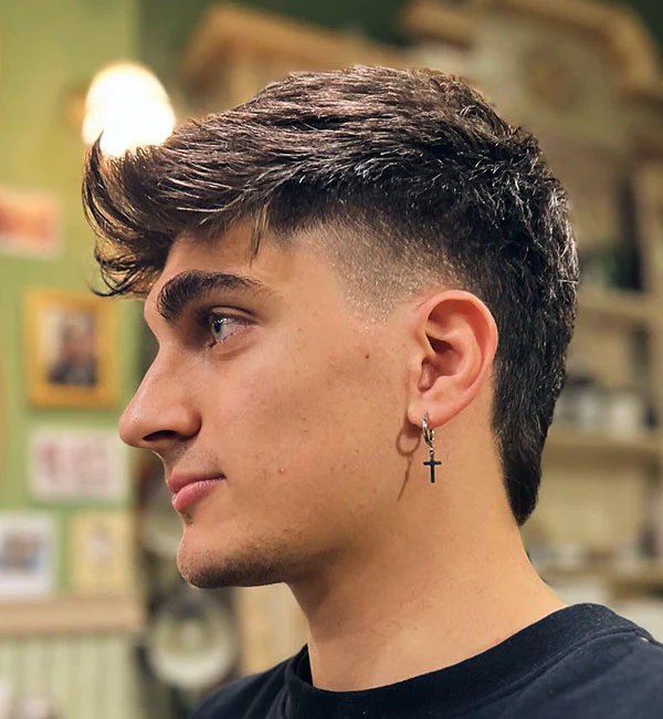 16 Taper Fade Mullet Styles: Retro Reimagined for the Modern Man 14 Mullet Taper Fade
