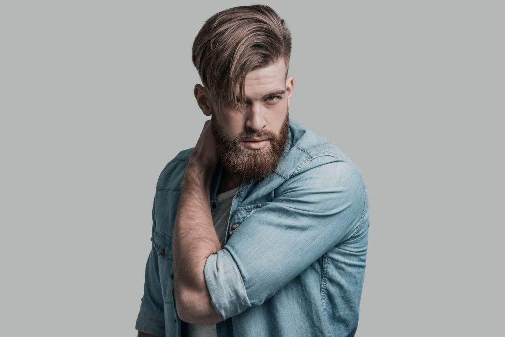 20 Trendy Korean Hairstyles for Men: The Ultimate Style Guide 19 Side Swept Fringe Haircut