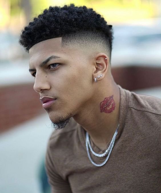 13 Afro Fade Variations: A Stylish Evolution of Black Men’s Hair 7 Skin Fade Afro Haircut.width 800