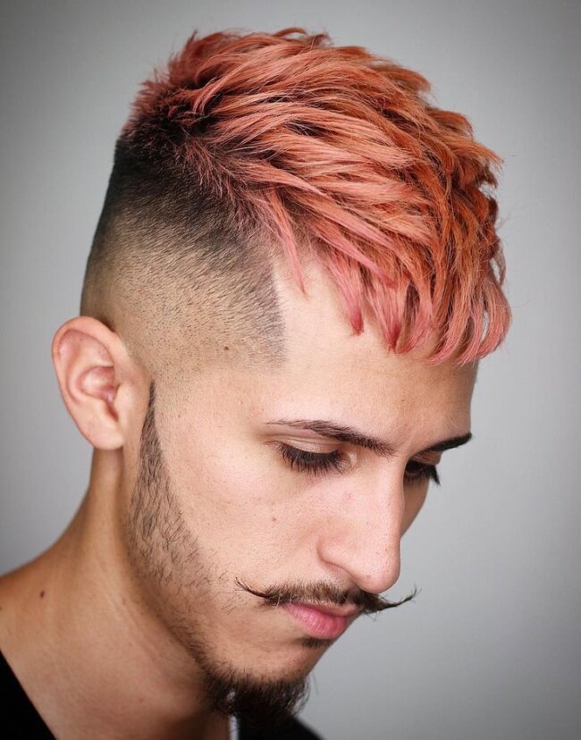 16 Red Hairstyles for Men: Striking Styles to Stand Out with Confidence 16 Sunset Undercut 650x828 1