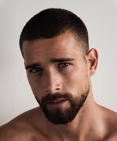 12 Men’s Hairstyles for Thin Hair: Smart Solutions for a Fuller Look 2 Swanky Malone Buzz Cut Hairstyle