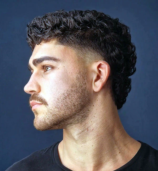 16 Taper Fade Mullet Styles: Retro Reimagined for the Modern Man 3 Temp Fade Mullet