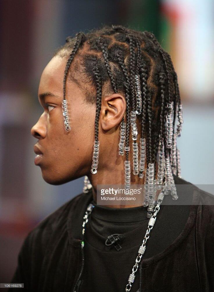 15 Natural Curly Styles: Embrace Texture with Confidence and Elegance 4 Twists with Hair Accessories for men styles