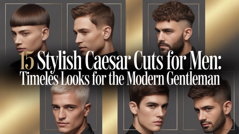 Stylish Caesar Cuts for Men