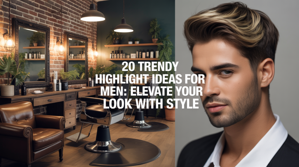 Trendy Highlight Ideas for Men