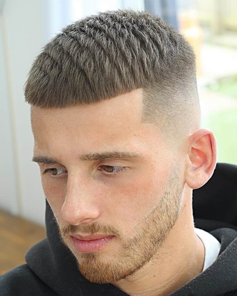 15 Stylish Caesar Cuts for Men: Timeless Looks for the Modern Gentleman 11 caesar haircut 8