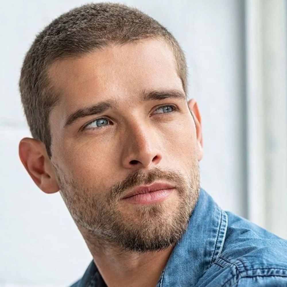 15 Blonde Hair Styles for Men: Classic to Contemporary Trends 7 classic buzz cut 1