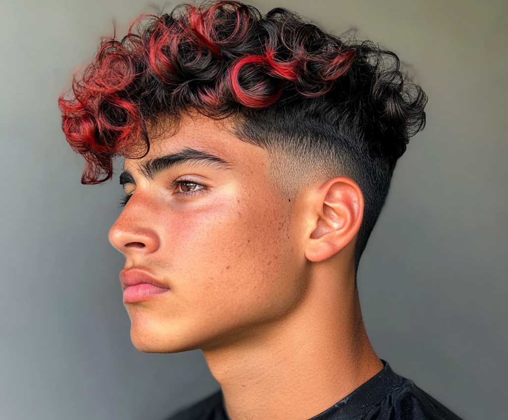 16 Red Hairstyles for Men: Striking Styles to Stand Out with Confidence 10 curly edgar haircut 5