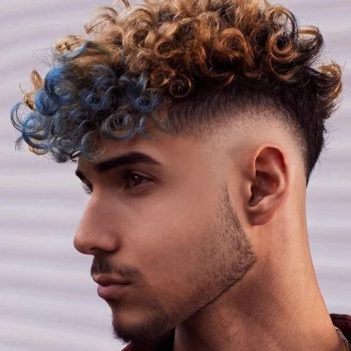 15 Blonde Hair Styles for Men: Classic to Contemporary Trends 15 frosted tips curly hair 2