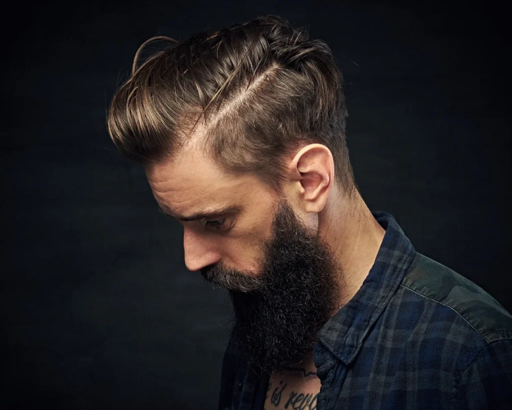 18 Effortless Summer Hairstyles: Stay Cool and Stylish 10 man with beard and long hair