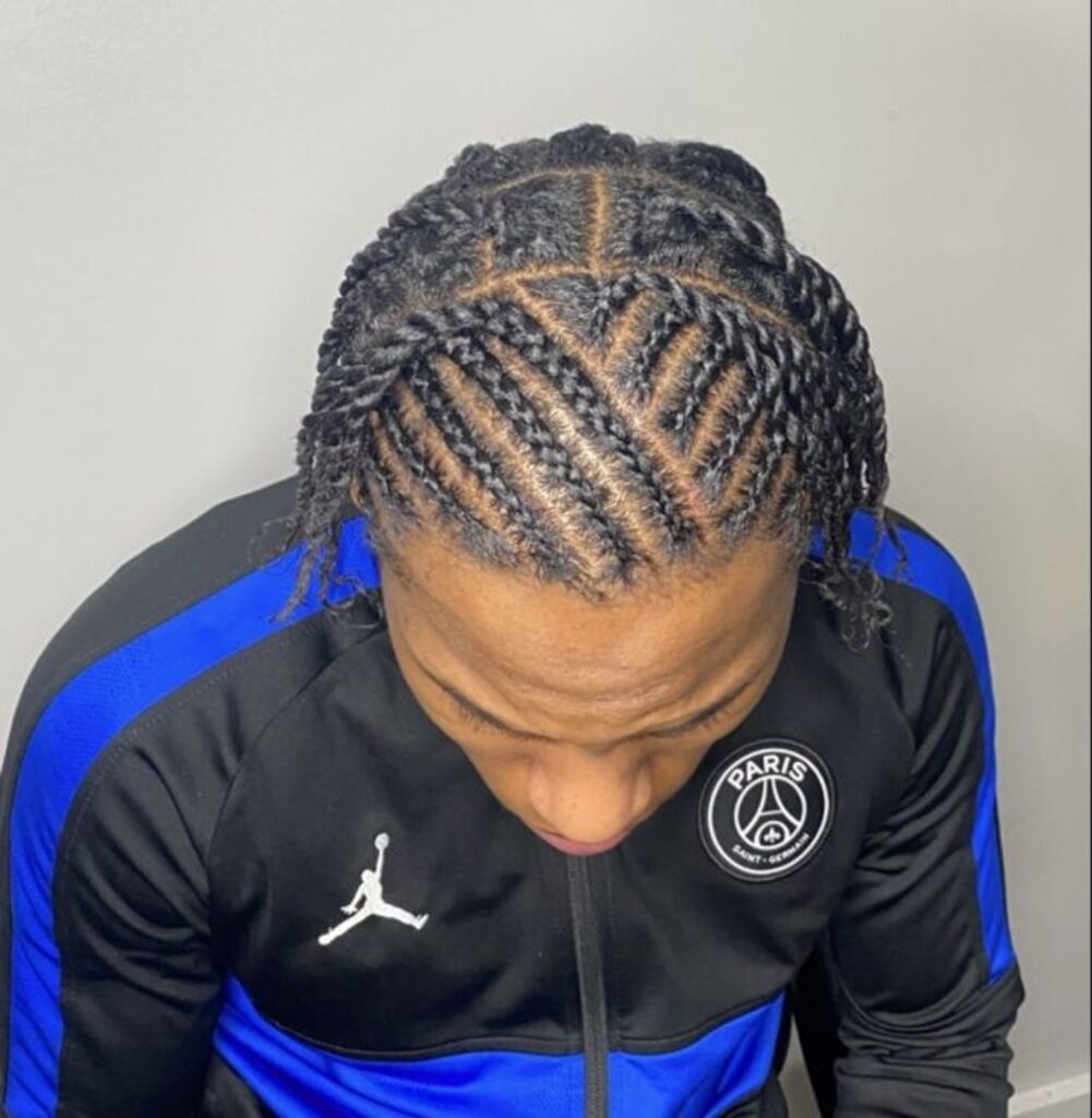 21 Stylish Twist Hairstyles for Black Men: A Definitive Grooming Guide 16 men cornrow twists