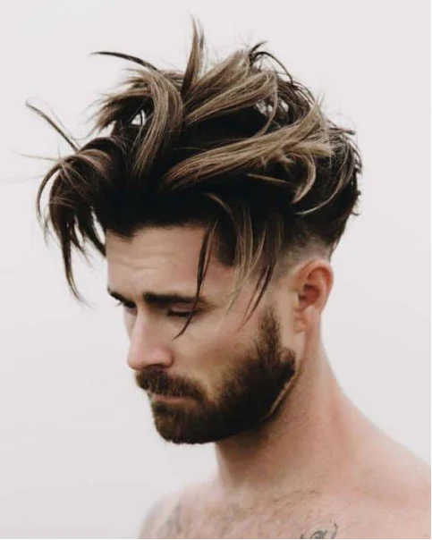 15 Bold Highlight Ideas for Men: Stand Out with Statement Hair Colour 5 men hair color1207