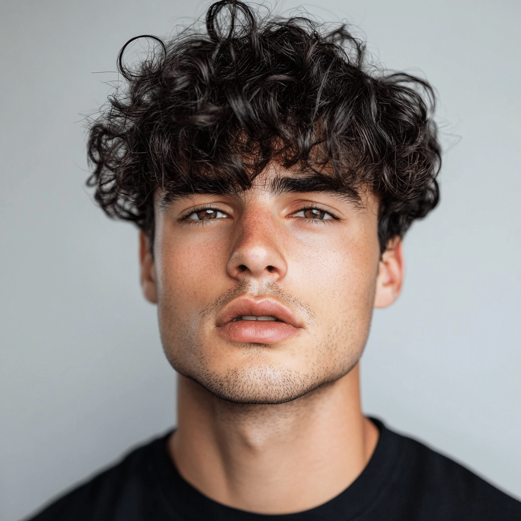 15 Broflow Hairstyle Ideas: The Perfect Blend of Rugged and Refined 4 textured curly crop hairstyles for men