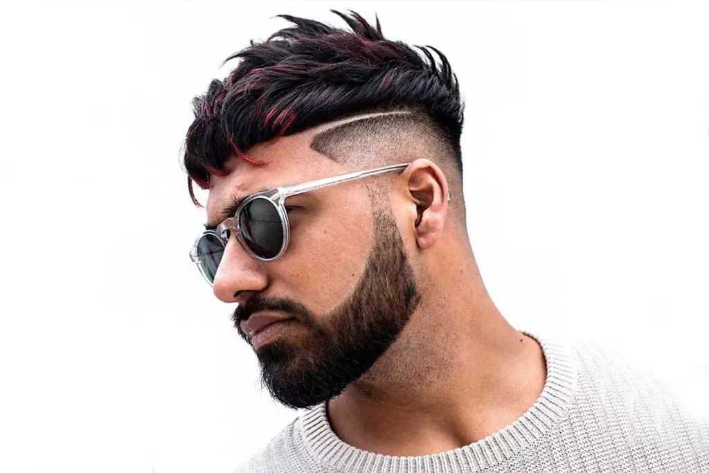 14 Iconic Afro Inspired Cuts: A Celebration of Heritage and Style 6 tp hard part haircut