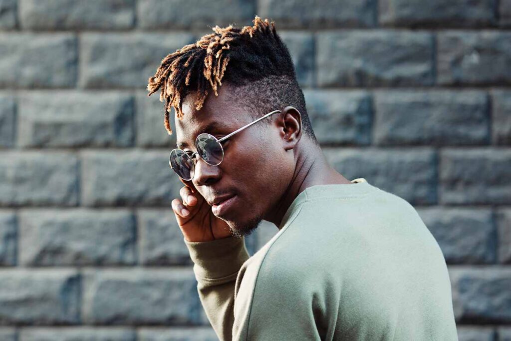 11 Creative Dread Styles for Black Men: A Bold Expression of Culture and Style 2 tp high top dreads