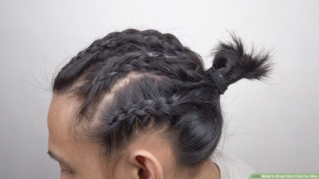 17 Braided Hairstyles for Men: Style, Identity, and Expression 5 aid9318567 v4 1200px Braid Short Hair for Men Step 22 Version 2