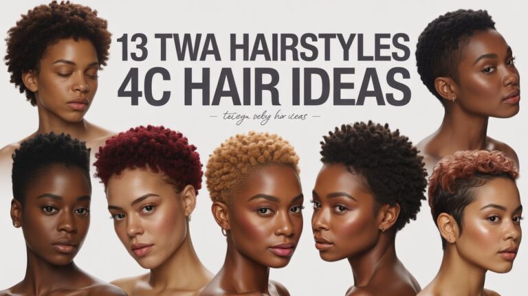 TWA Hairstyles for 4C Hair