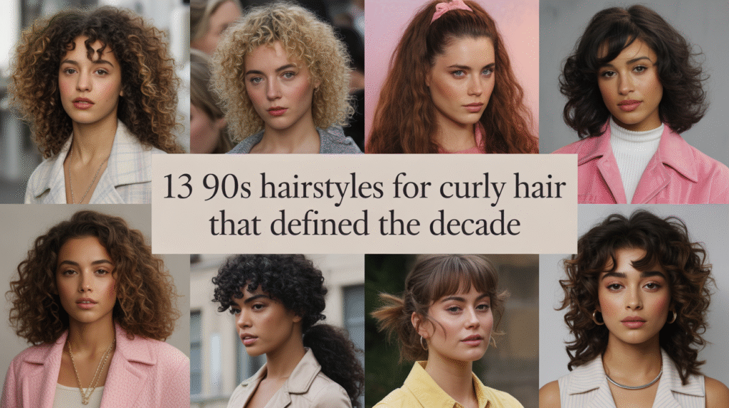 90s Hairstyles Curly Hair