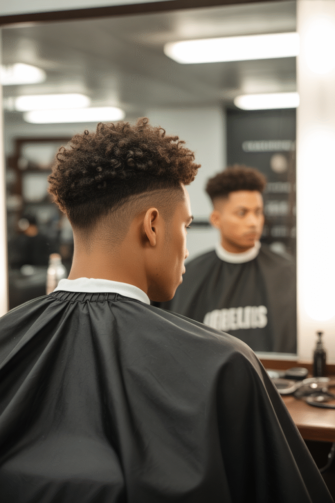 confident man with freshly styled curly KRBb6TeJRgWxBGtb95BHKA jUfR11kaQka28VMKAsNDKg