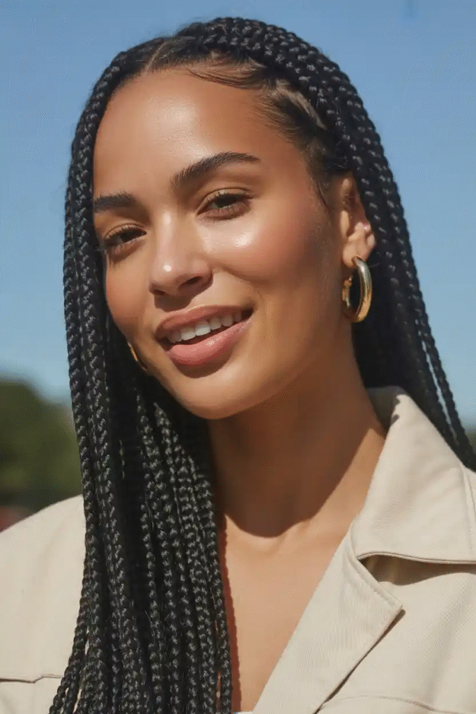 15 Beautiful Black Braided Hairstyles That Exude Style and Confidence 2 image 86