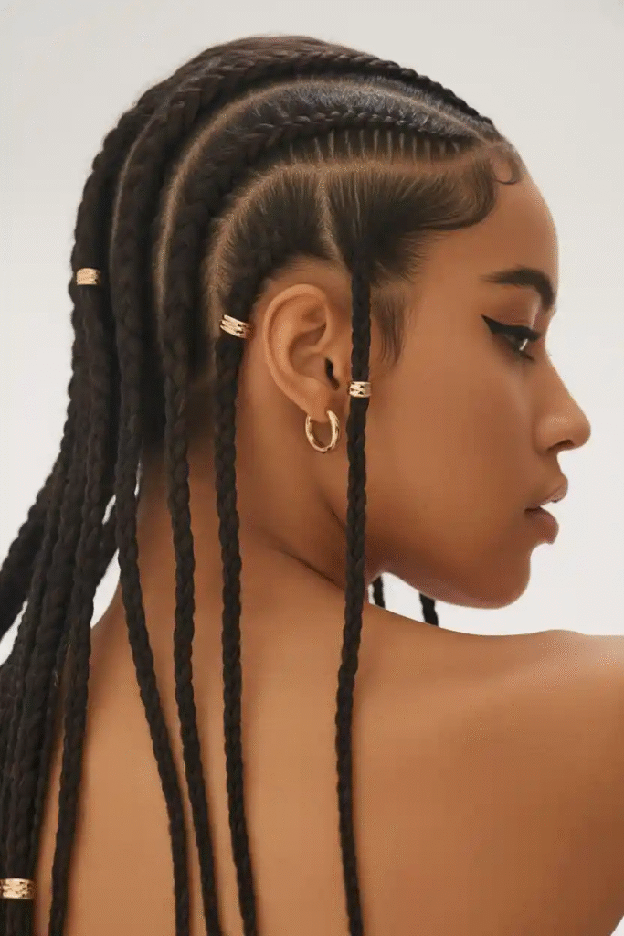 15 Beautiful Black Braided Hairstyles That Exude Style and Confidence 4 image 88
