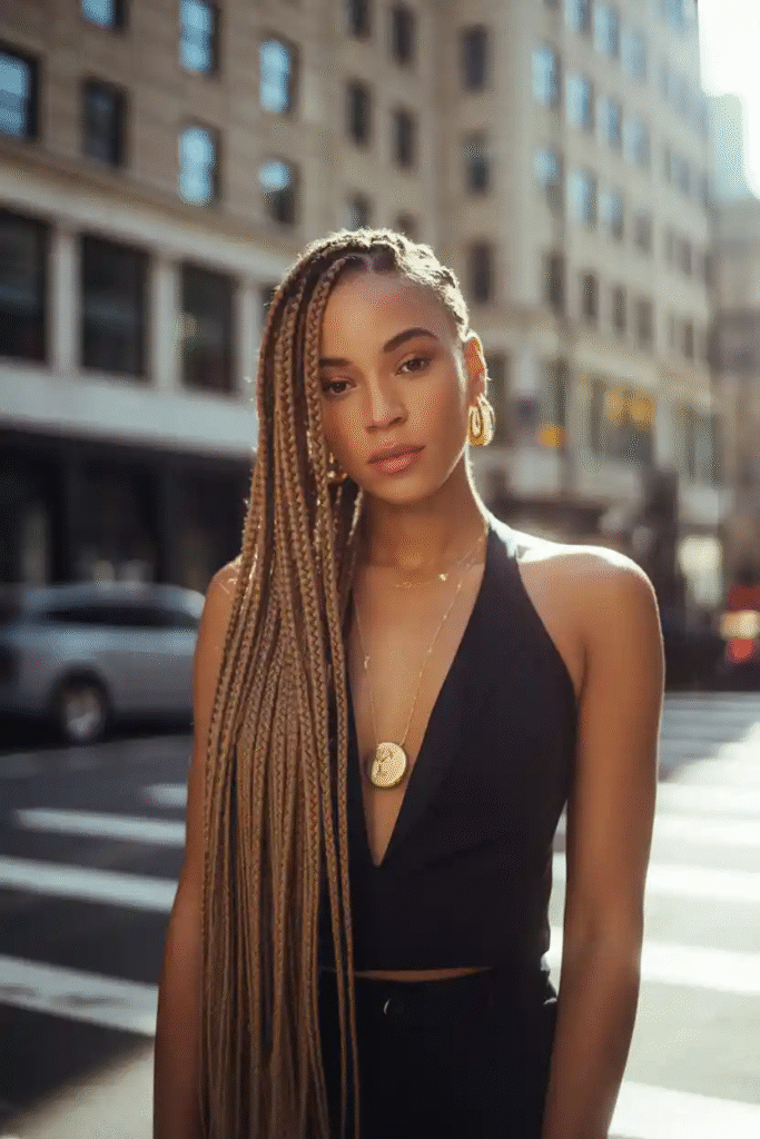 15 Beautiful Black Braided Hairstyles That Exude Style and Confidence 7 image 89