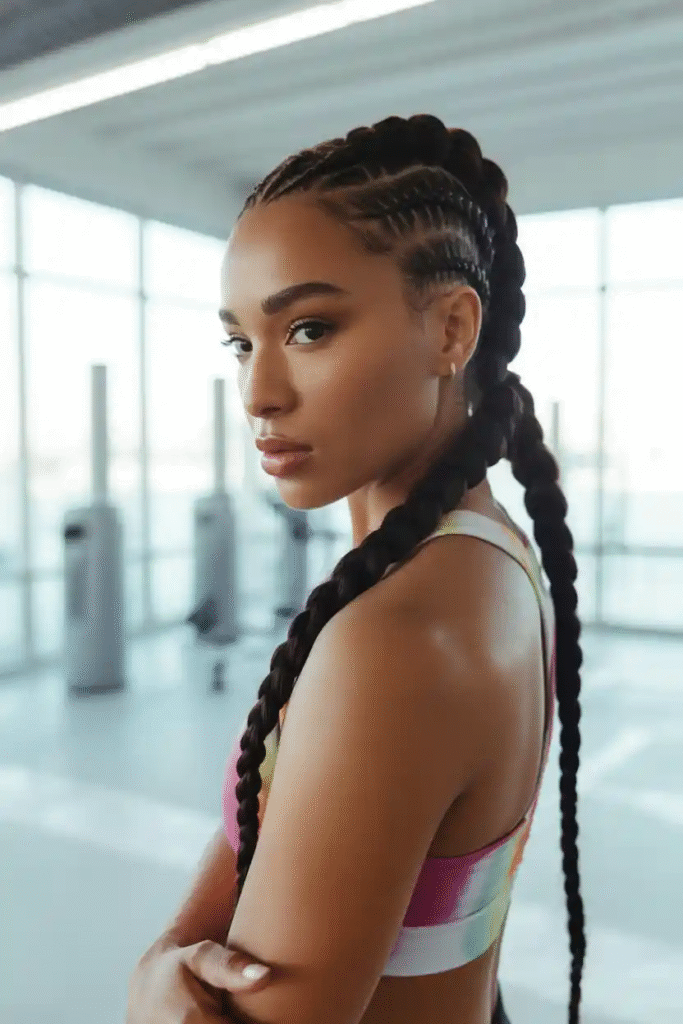 15 Beautiful Black Braided Hairstyles That Exude Style and Confidence 10 image 92