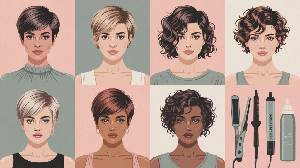 How to Style Short Hair Pixie